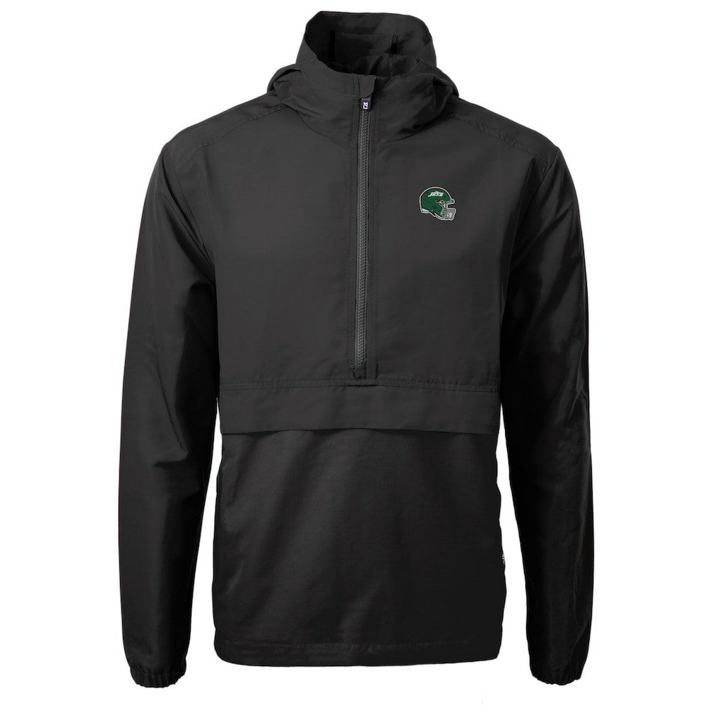 New York Jets  Cutter & Buck Helmet Charter Eco Recycled Half-Zip Anorak Jacket