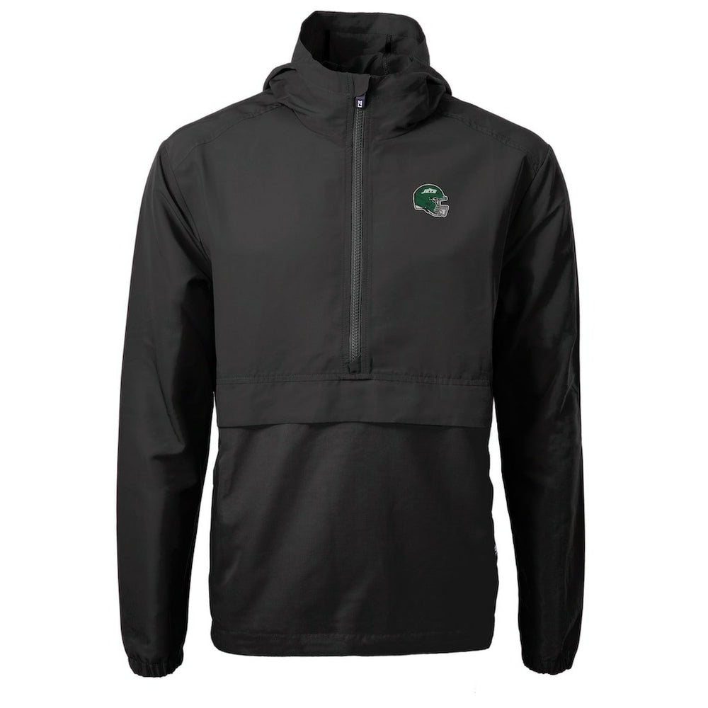 New York Jets  Cutter & Buck Helmet Charter Eco Recycled Half-Zip Anorak Jacket