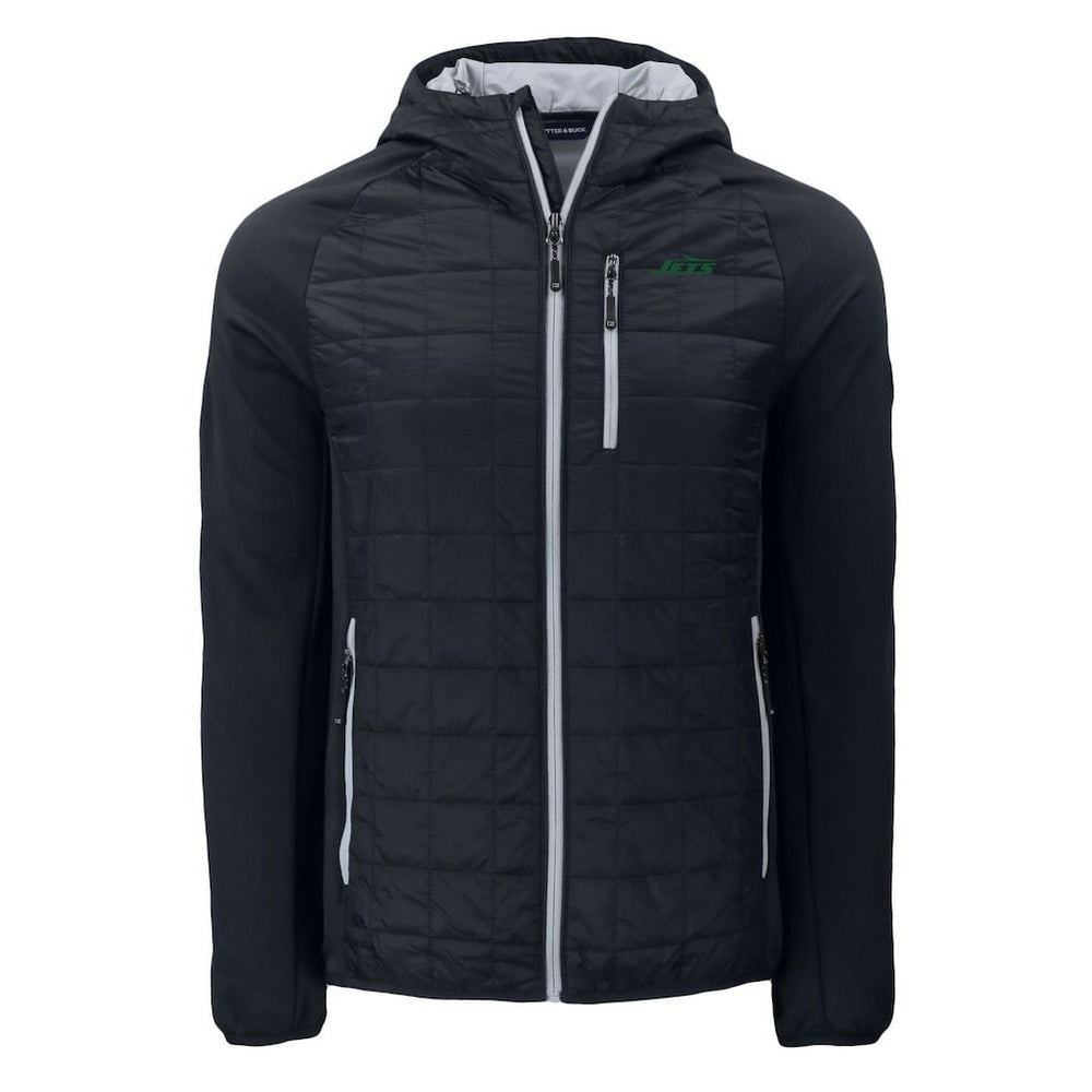 New York Jets  Cutter & Buck Primary Logo Rainier PrimaLoft Eco Full-Zip Hybrid Jacket