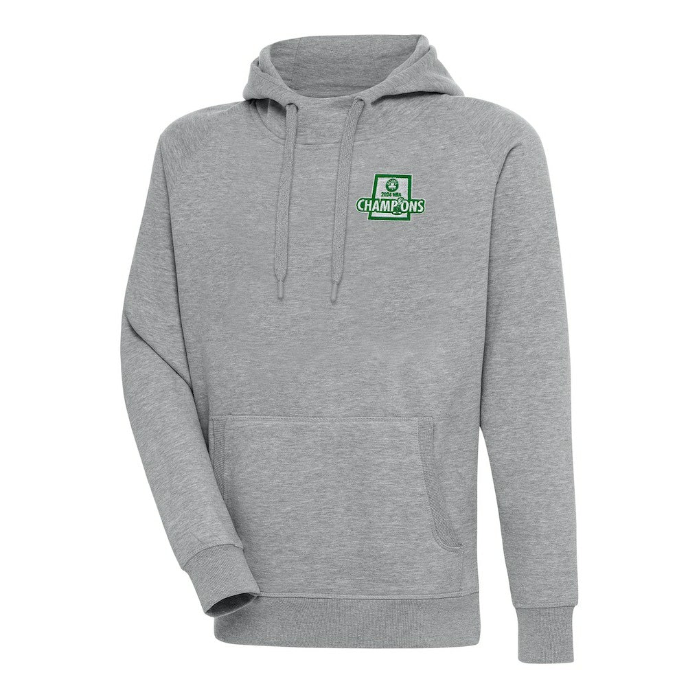 Boston Celtics Antigua 2024 NBA Finals Champions Victory Raglan Pullover Hoodie New