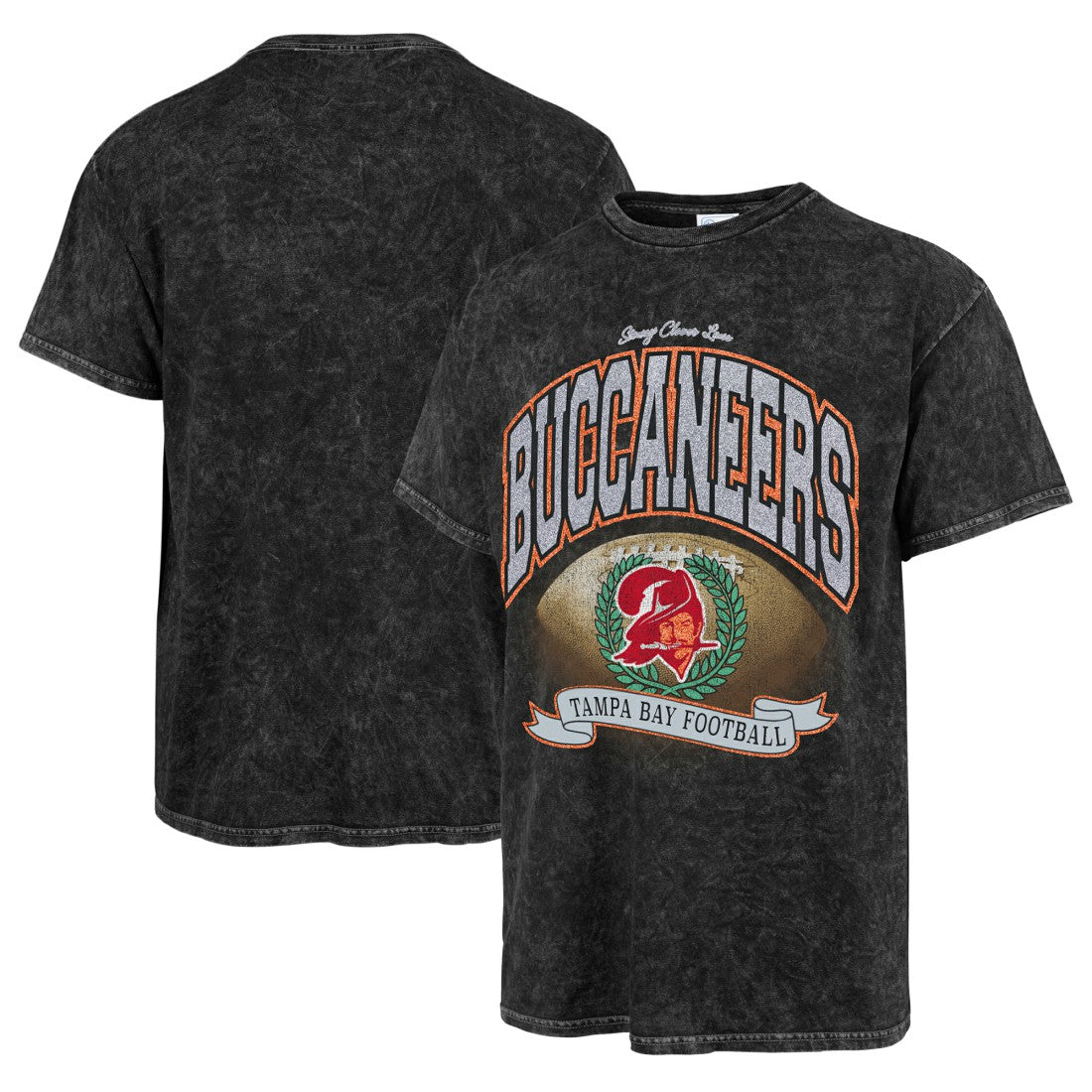 Tampa Bay Buccaneers 47 brand Stoney Clover Lane x '47 Women's Glitter Rocker Retro Tubular T-Shirt