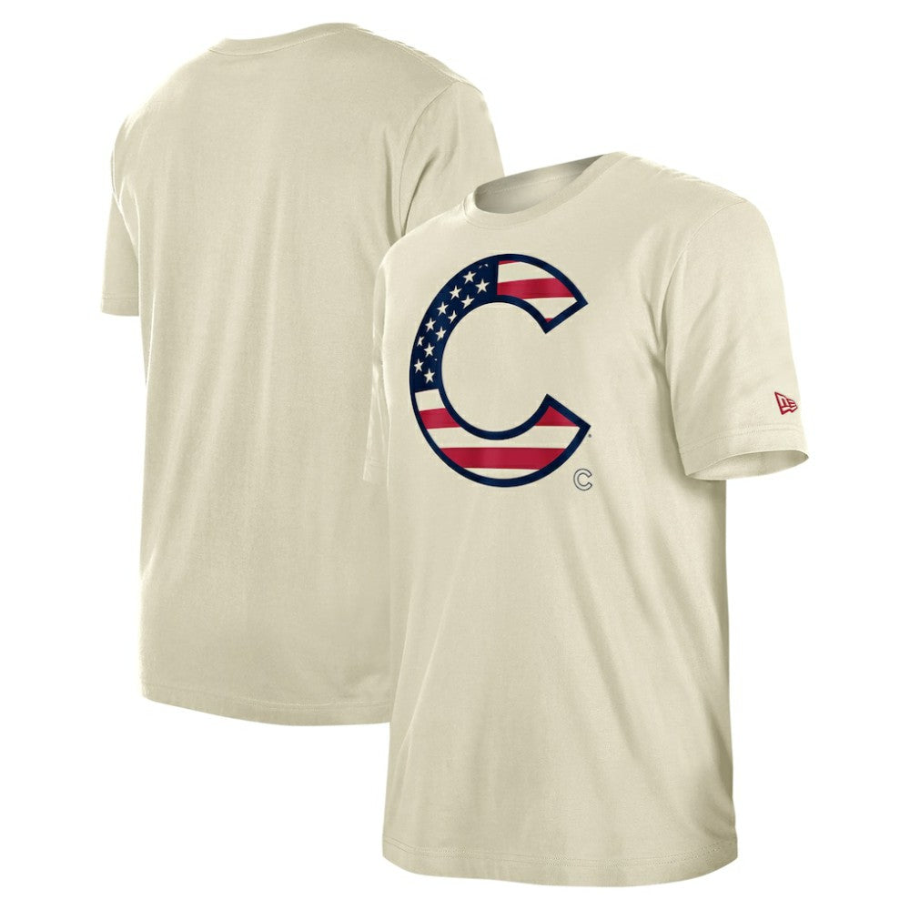 Chicago Cubs New Era Americana Flag Fill T-Shirt | MLB Near me
