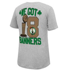 Boston Celtics Stadium Essentials 18-Time NBA Finals Champions We Got 18 Banners T-Shirt Outlet