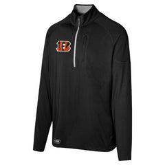 Cincinnati Bengals  Grind Iron Quarter-Zip Top