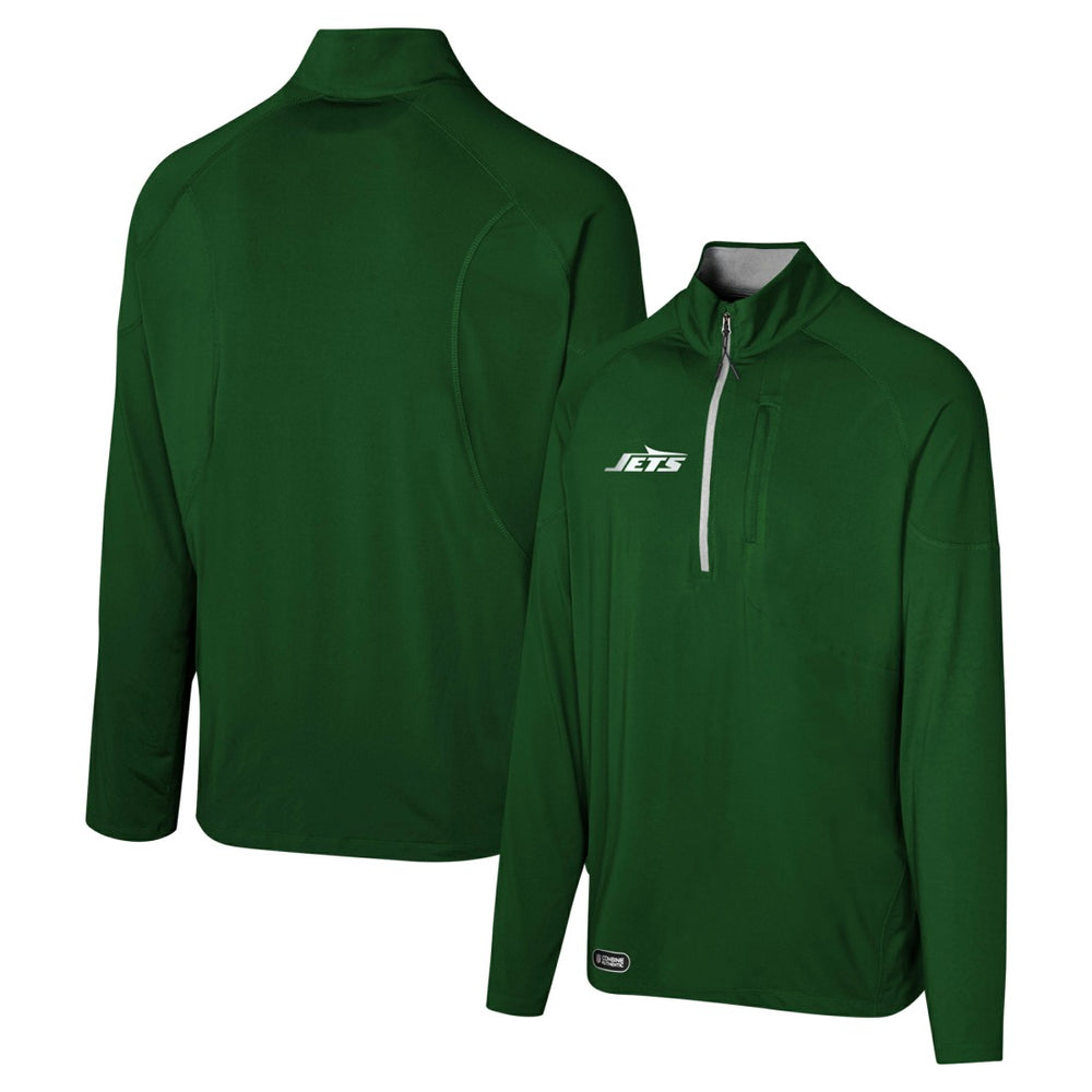 New York Jets  Grind Iron Quarter-Zip Top