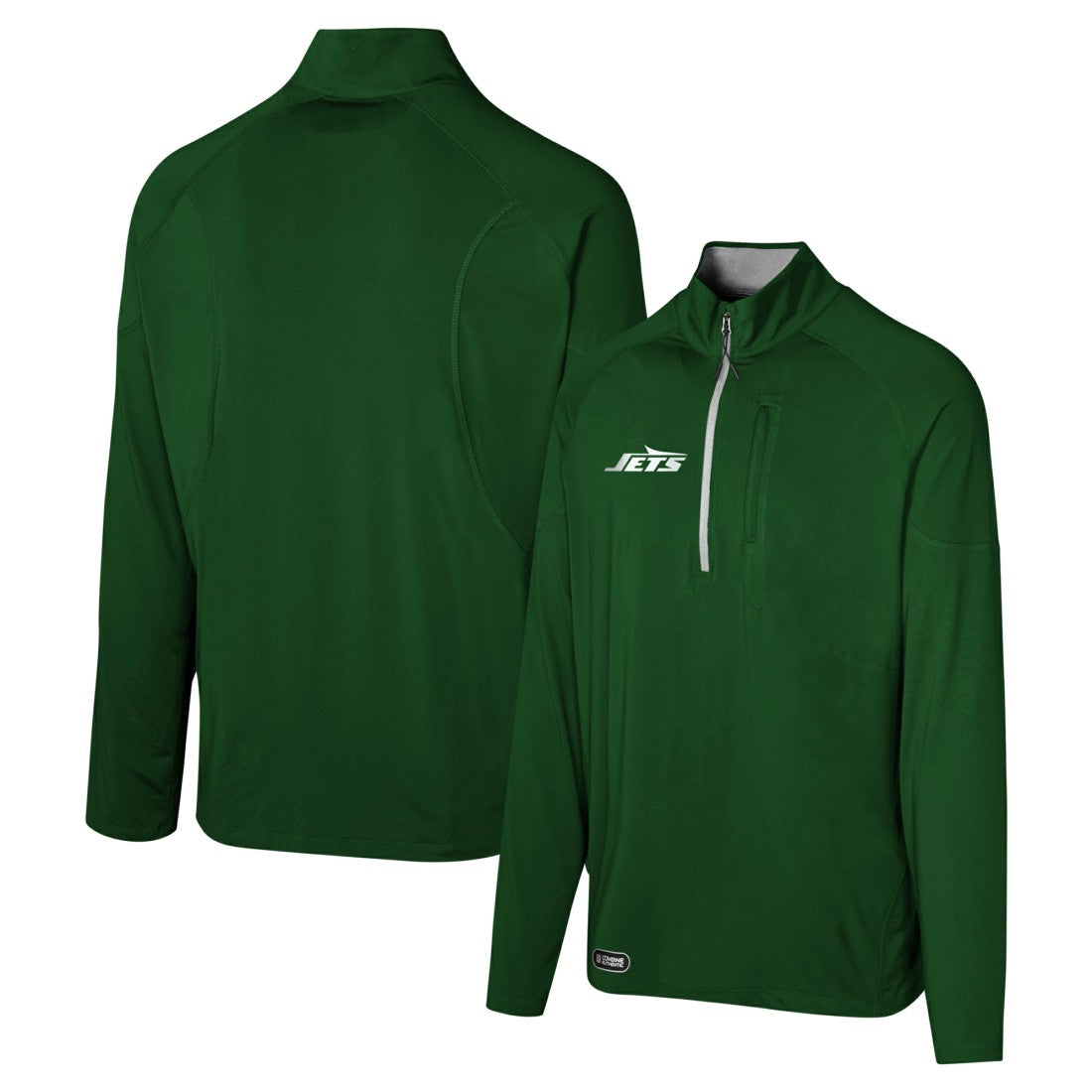 New York Jets  Grind Iron Quarter-Zip Top
