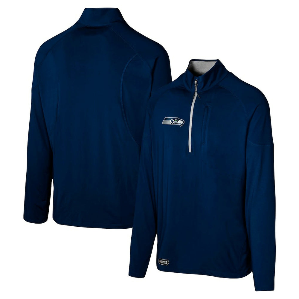 Seattle Seahawks  Grind Iron Quarter-Zip Top