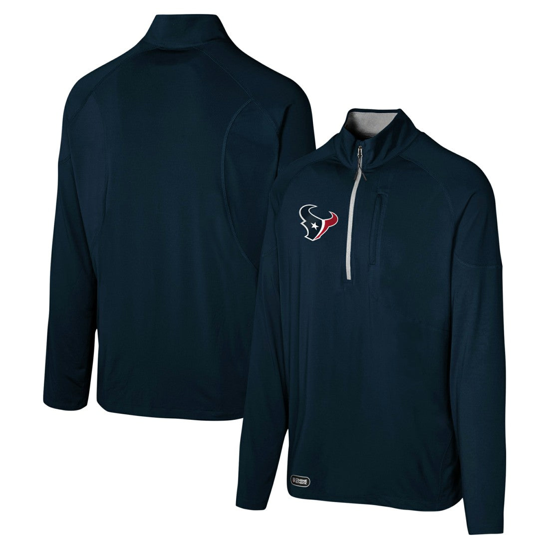 Houston Texans  Grind Iron Quarter-Zip Top
