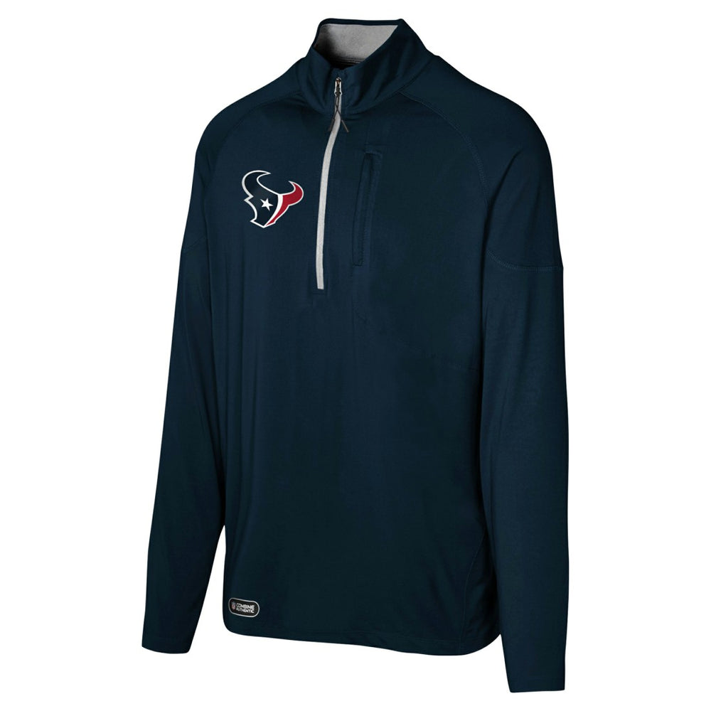 Houston Texans  Grind Iron Quarter-Zip Top