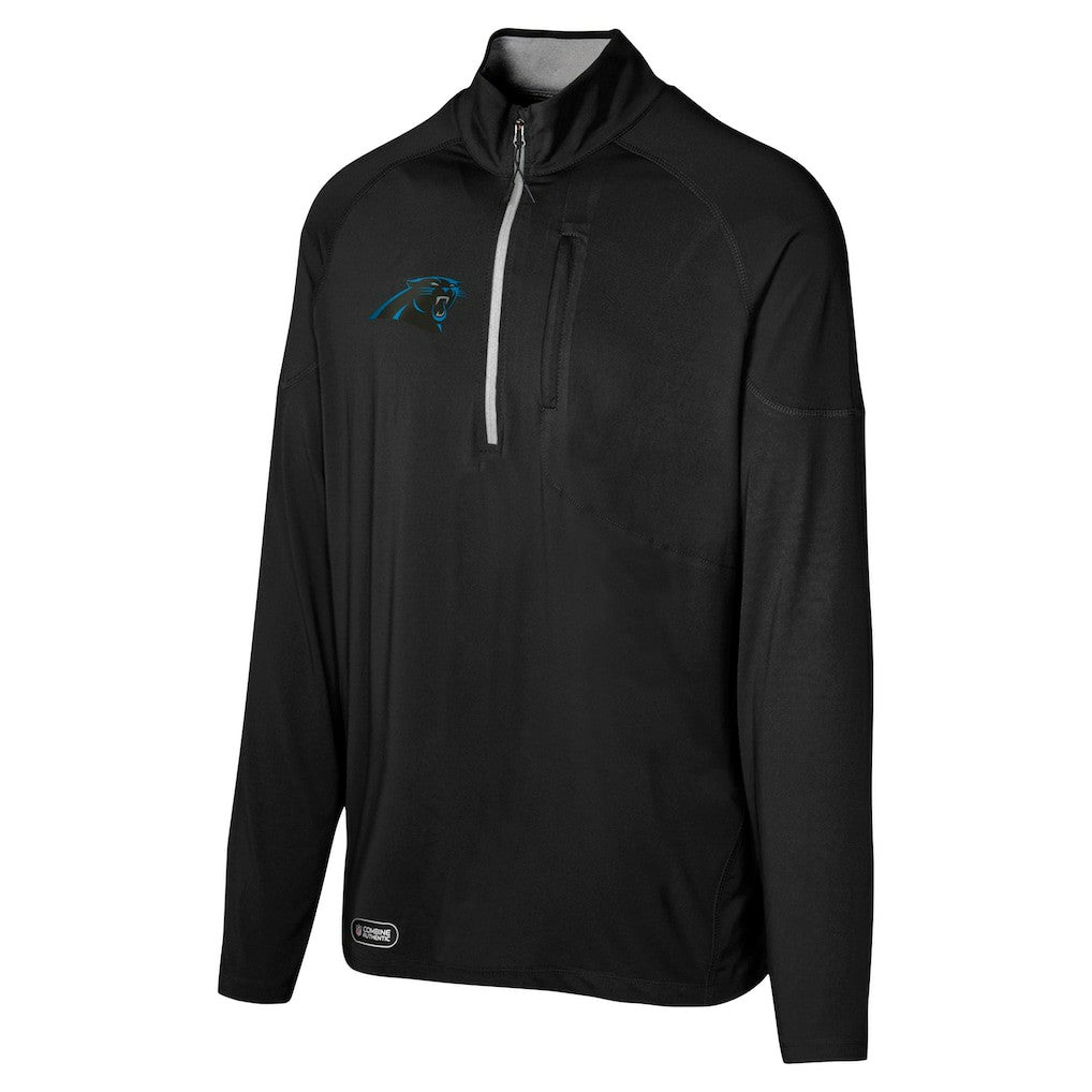 Carolina Panthers  Grind Iron Quarter-Zip Top
