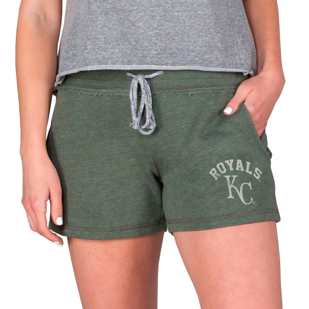Kansas City Royals Concepts Sport Women's Mainstream French Terry Tri-Blend Shorts | MLB Shop