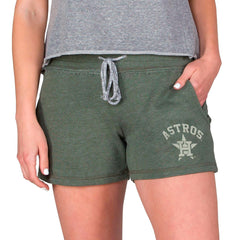 Houston Astros Concepts Sport Women's Mainstream French Terry Tri-Blend Shorts | MLB Shop