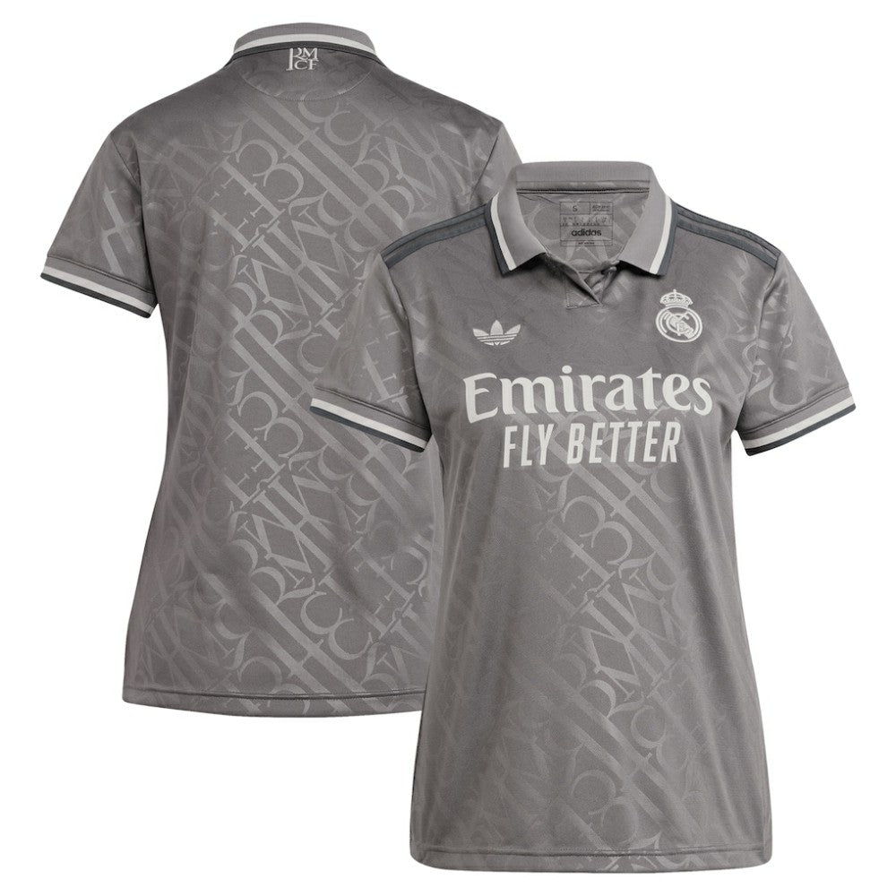 Real Madrid Originals Women's 2024/25 Third Replica Jersey Charcoal - Adidas