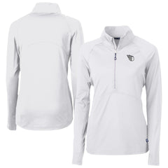 Cleveland Guardians Cutter & Buck Women's Adapt Eco Knit Stretch Recycled Half-Zip DryTec Top | MLB For sale
