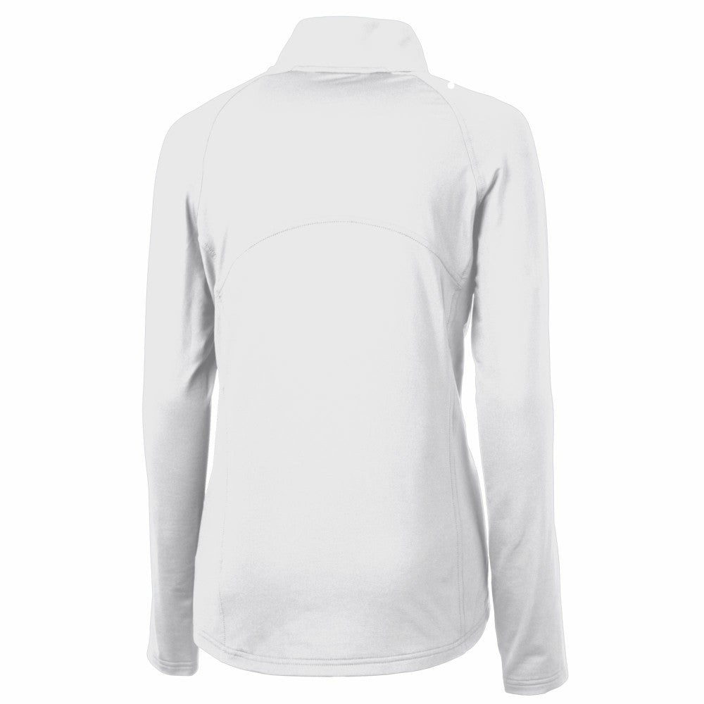 Cleveland Guardians Cutter & Buck Women's Adapt Eco Knit Stretch Recycled Half-Zip DryTec Top | MLB For sale