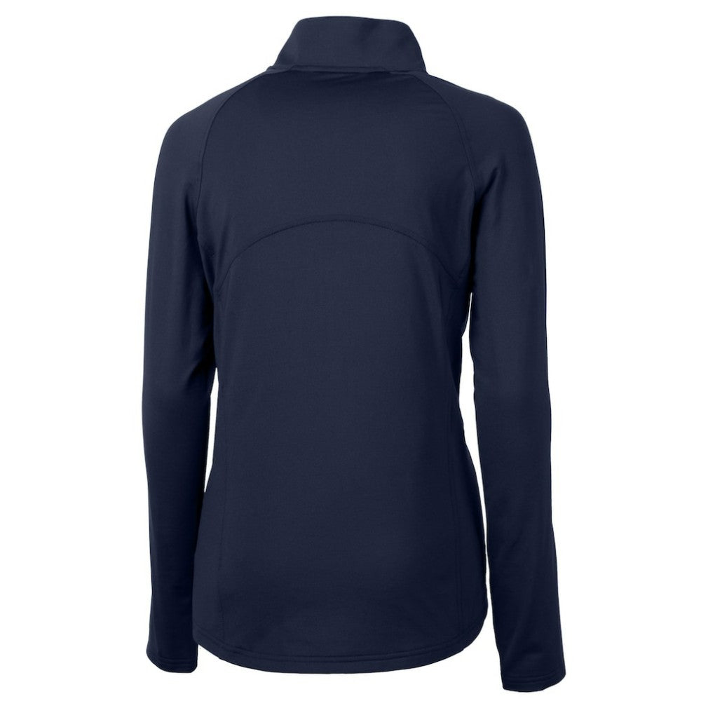 Los Angeles Dodgers Cutter & Buck Women's Adapt Eco Knit Stretch Recycled Half-Zip DryTec Top | MLB Discount