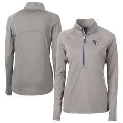 Cleveland Guardians Cutter & Buck Women's Adapt Eco Knit Stretch Recycled Half-Zip DryTec Top | MLB Outlet