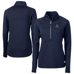 St. Louis Cardinals Cutter & Buck Women's Adapt Eco Knit Stretch Recycled Half-Zip DryTec Top | MLB Discount