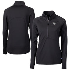 Cleveland Guardians Cutter & Buck Women's Adapt Eco Knit Stretch Recycled Half-Zip DryTec Top | MLB Sale