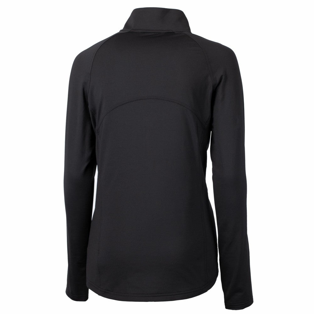 Cleveland Guardians Cutter & Buck Women's Adapt Eco Knit Stretch Recycled Half-Zip DryTec Top | MLB Sale