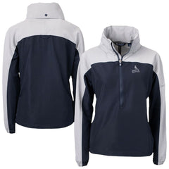 St. Louis Cardinals Cutter & Buck Women's Charter Eco Recycled Half-Zip Anorak Jacket | MLB Near me