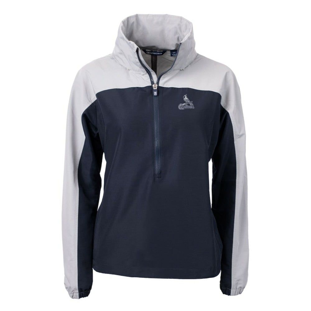 St. Louis Cardinals Cutter & Buck Women's Charter Eco Recycled Half-Zip Anorak Jacket | MLB Near me