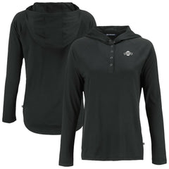 San Francisco Giants Cutter & Buck Women's Coastline Epic Comfort Eco Recycled Raglan Long Sleeve Hoodie T-Shirt | MLB Discount