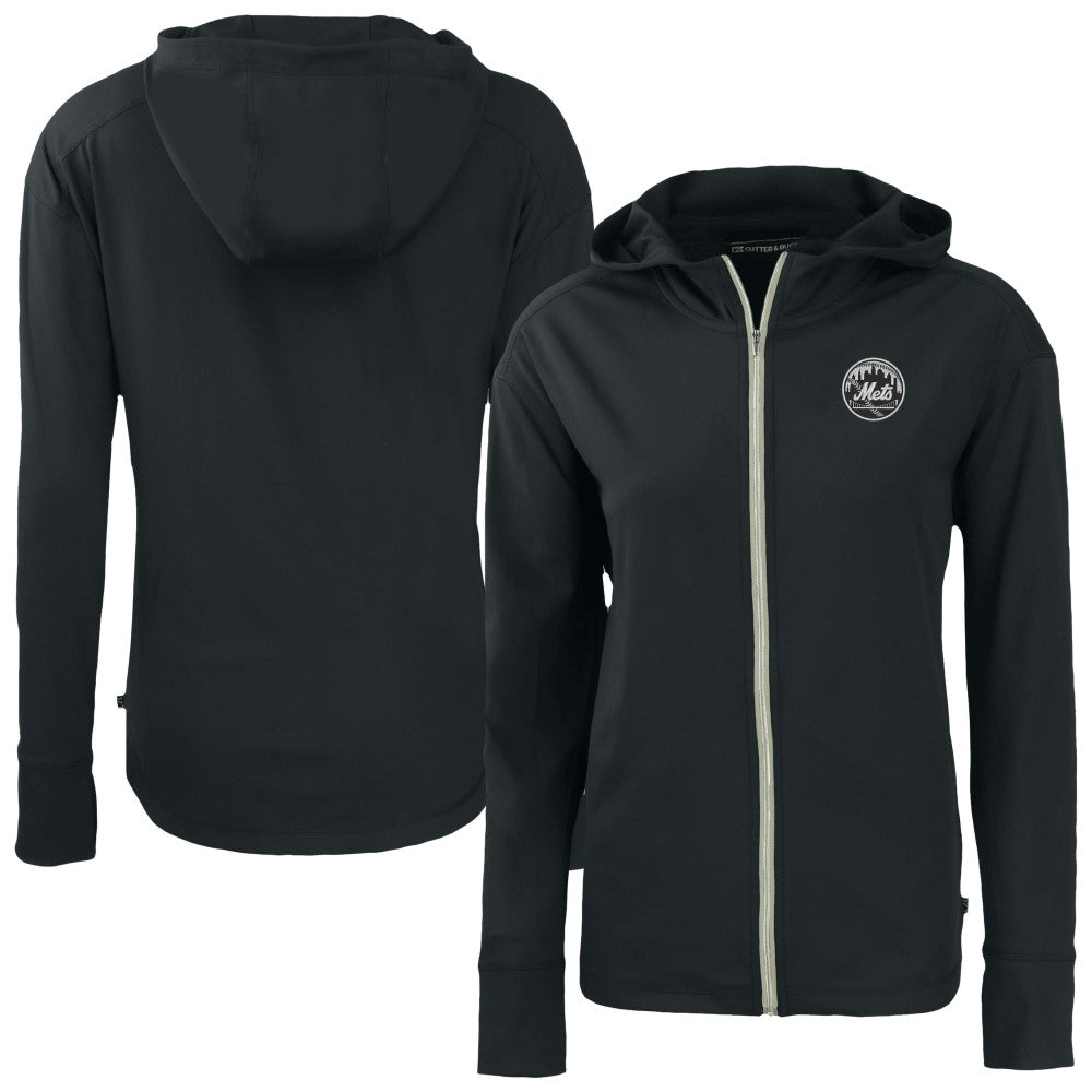 New York Mets Cutter & Buck Women's Daybreak Eco Recycled Full-Zip Hoodie | MLB Online