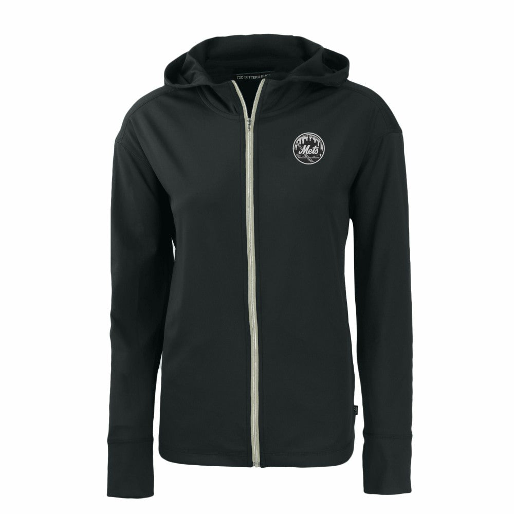 New York Mets Cutter & Buck Women's Daybreak Eco Recycled Full-Zip Hoodie | MLB Online