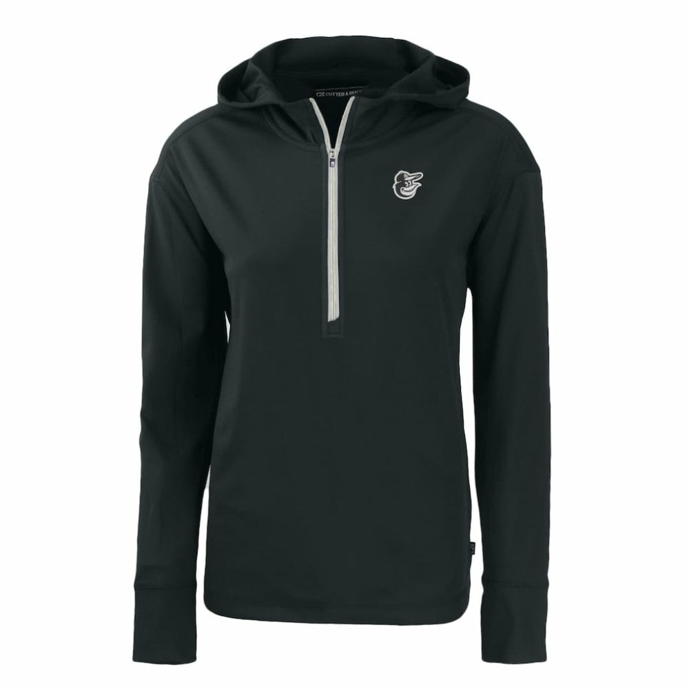 Baltimore Orioles Cutter & Buck Women's Daybreak Eco Recycled Half-Zip Hoodie | MLB Shop