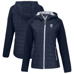 Minnesota Twins Cutter & Buck Women's Rainier Primaloft Eco Full-Zip Hybrid Jacket | MLB US