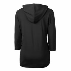 New York Mets Cutter & Buck Women's Virtue Eco Pique Half-Zip 3/4 Sleeve Pullover Hoodie | MLB On Sale