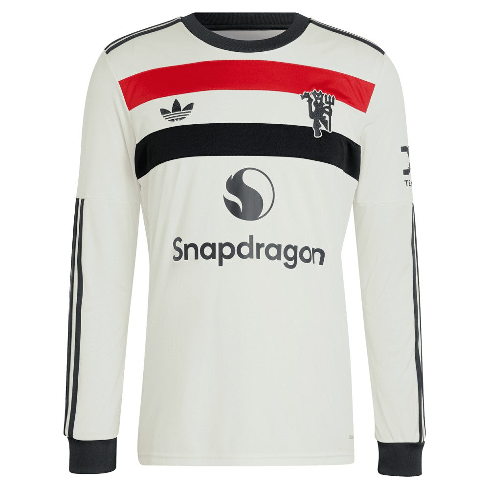 Manchester United Originals 2024/25 Third Replica Long Sleeve Jersey Cream - Adidas