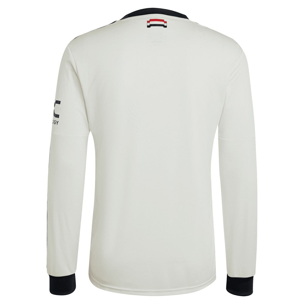 Manchester United Originals 2024/25 Third Replica Long Sleeve Jersey Cream - Adidas