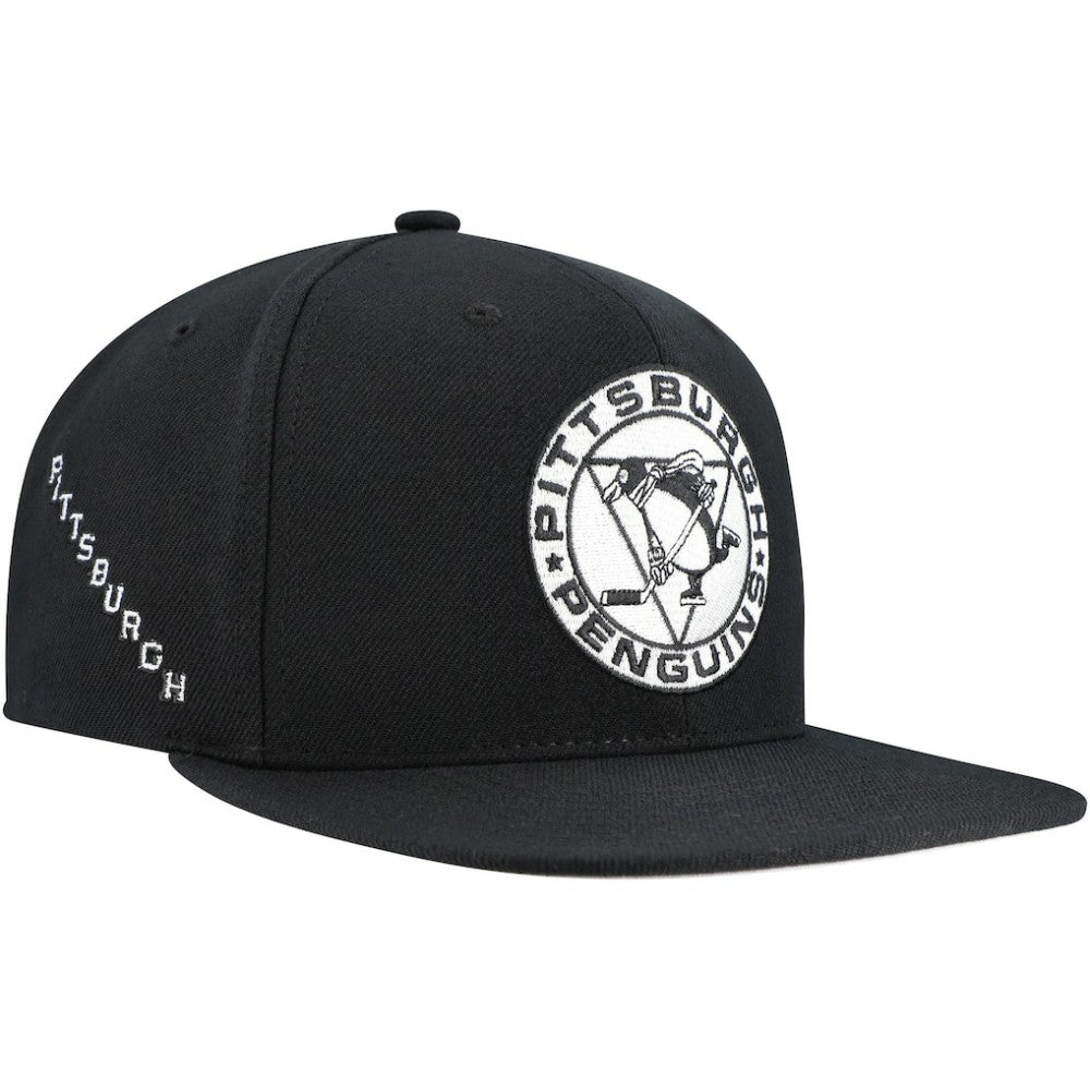 Pittsburgh Penguins Mitchell & Ness Team Snapback Hat Sale