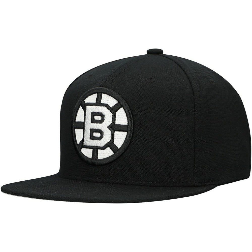 Boston Bruins Mitchell & Ness Team Snapback Hat For Sale