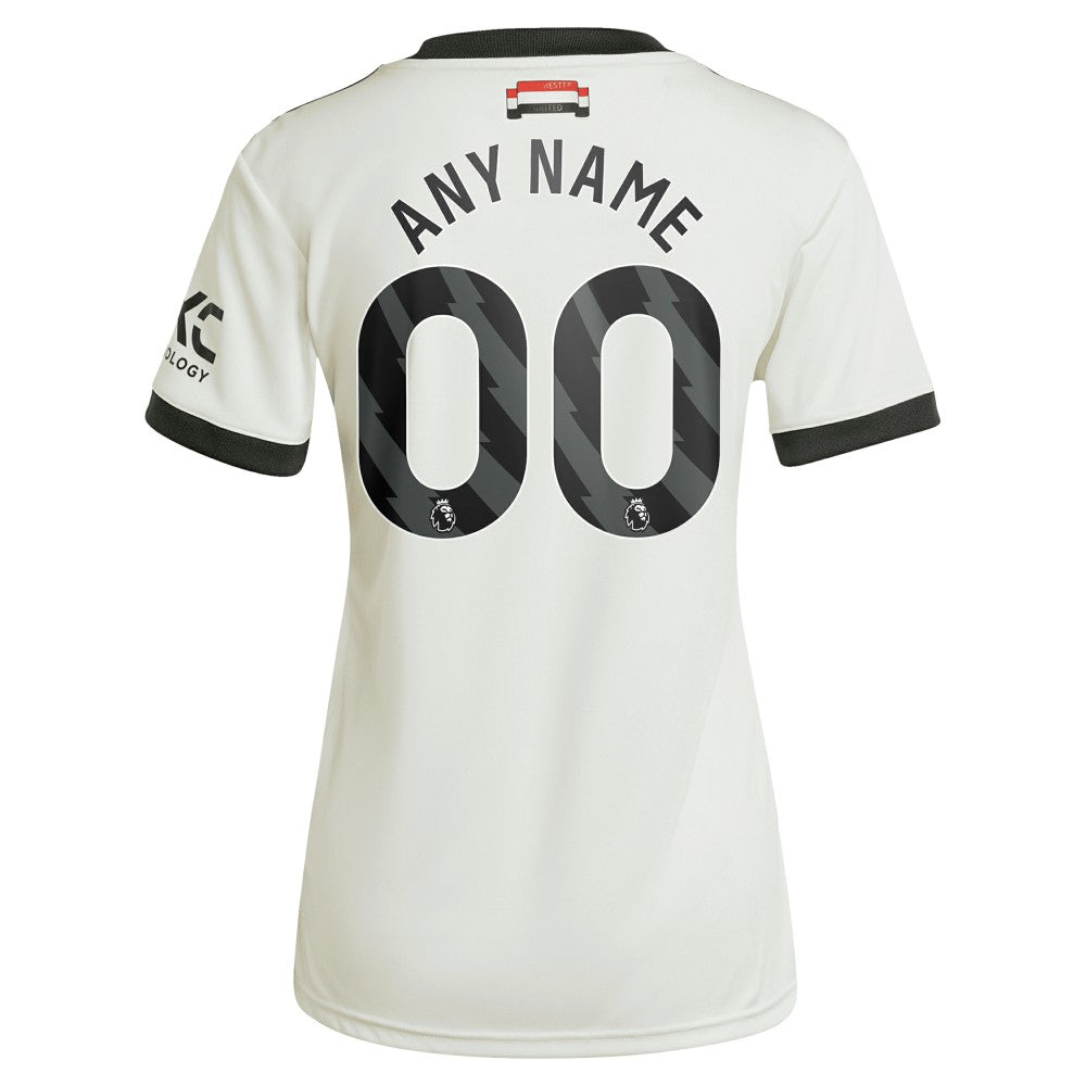 Manchester United Originals Women's 2024/25 Third Custom Replica Jersey Cream - Adidas