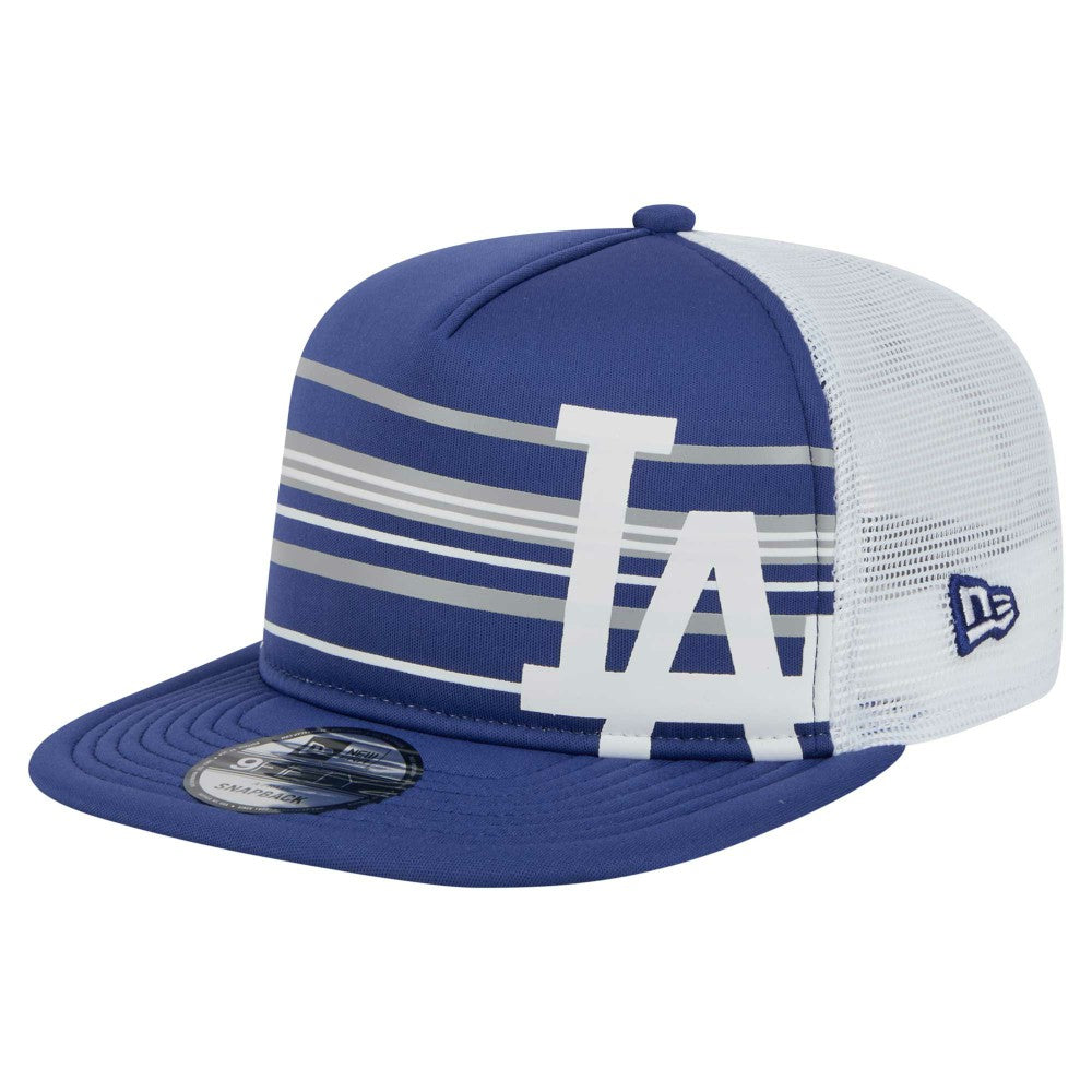 Los Angeles Dodgers New Era 9FIFTY A-Frame Trucker Snapback Hat | MLB On Sale