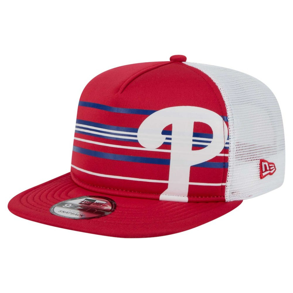 Philadelphia Phillies New Era 9FIFTY A-Frame Trucker Snapback Hat | MLB For sale