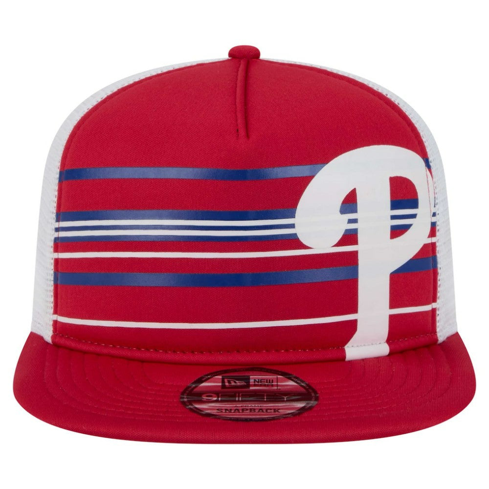 Philadelphia Phillies New Era 9FIFTY A-Frame Trucker Snapback Hat | MLB For sale