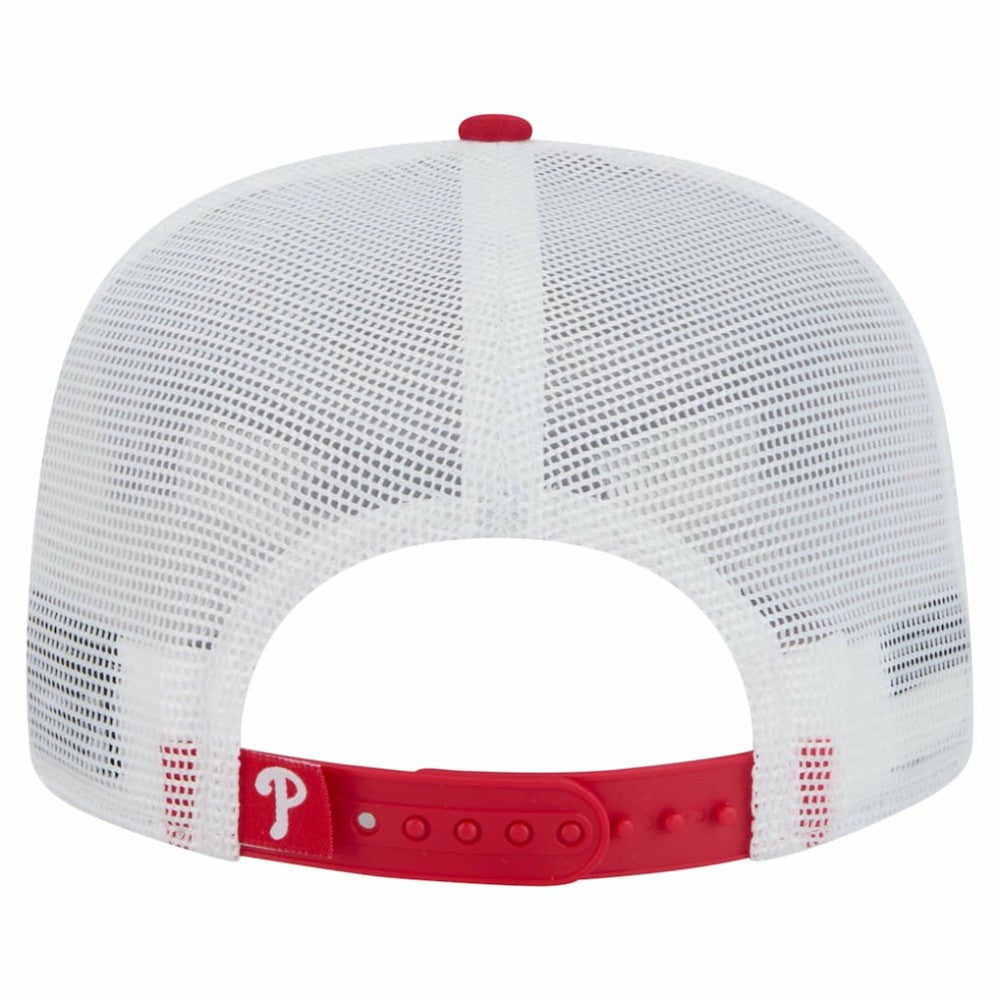 Philadelphia Phillies New Era 9FIFTY A-Frame Trucker Snapback Hat | MLB For sale