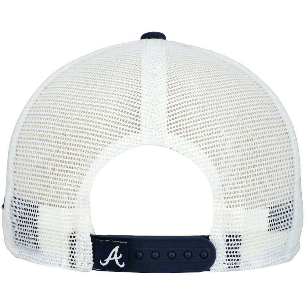 Atlanta Braves New Era A-Frame Trucker 9FIFTY Snapback Hat | MLB Discount