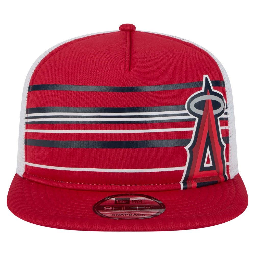 Los Angeles Angels New Era 9FIFTY A-Frame Trucker Snapback Hat | MLB Discount