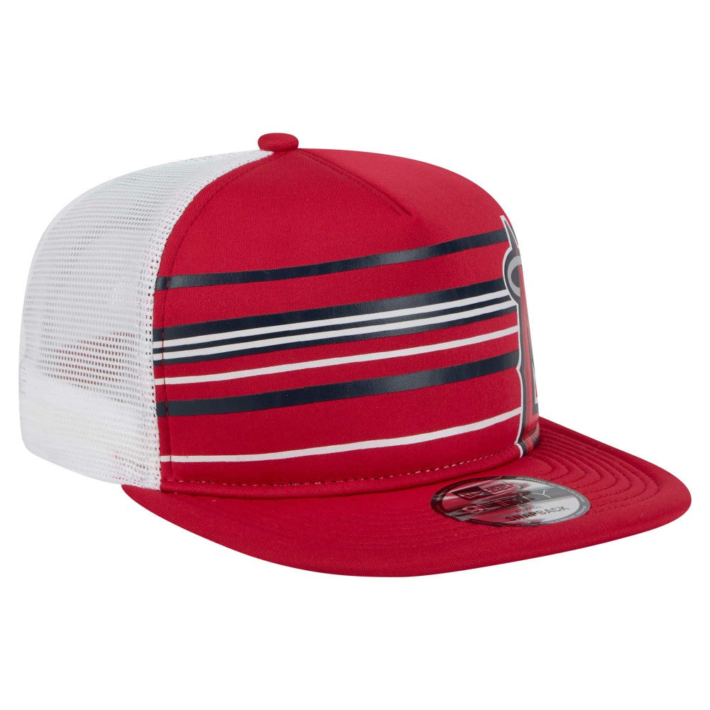 Los Angeles Angels New Era 9FIFTY A-Frame Trucker Snapback Hat | MLB Discount