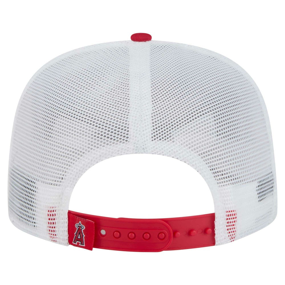 Los Angeles Angels New Era 9FIFTY A-Frame Trucker Snapback Hat | MLB Discount