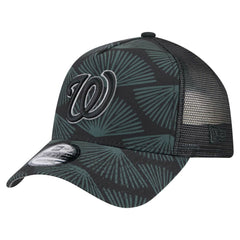 Washington Nationals New Era 9FORTY A-Frame Trucker Adjustable Hat | MLB US