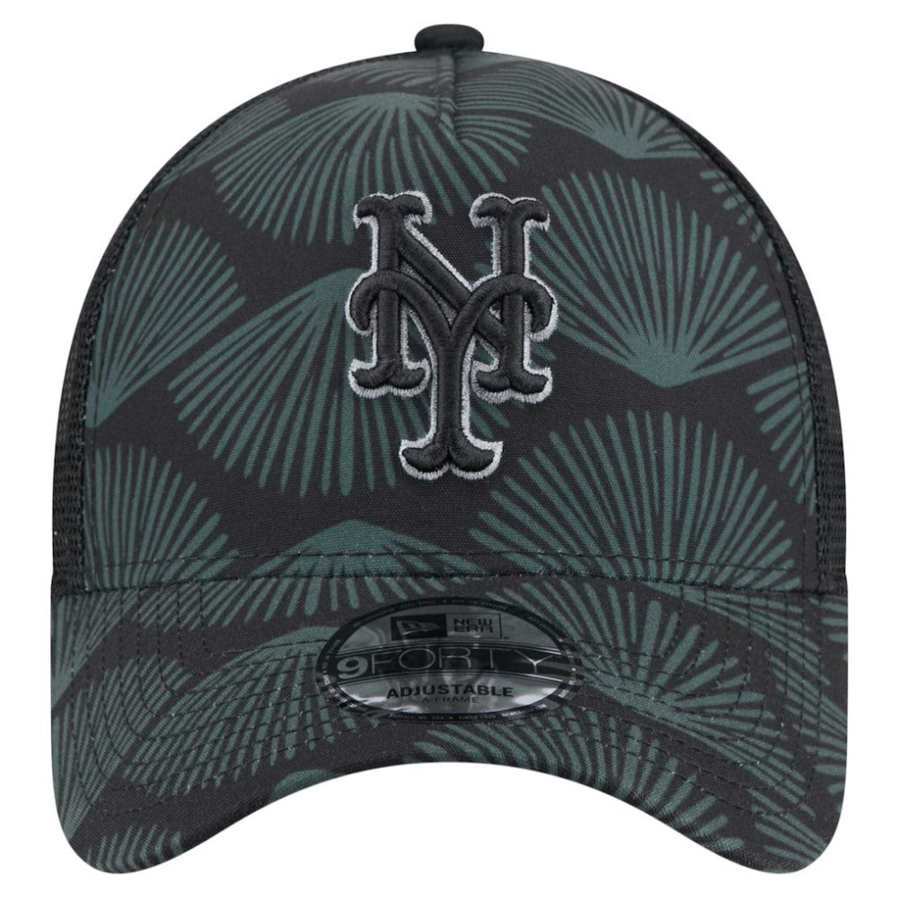 New York Mets New Era 9FORTY A-Frame Trucker Adjustable Hat | MLB New