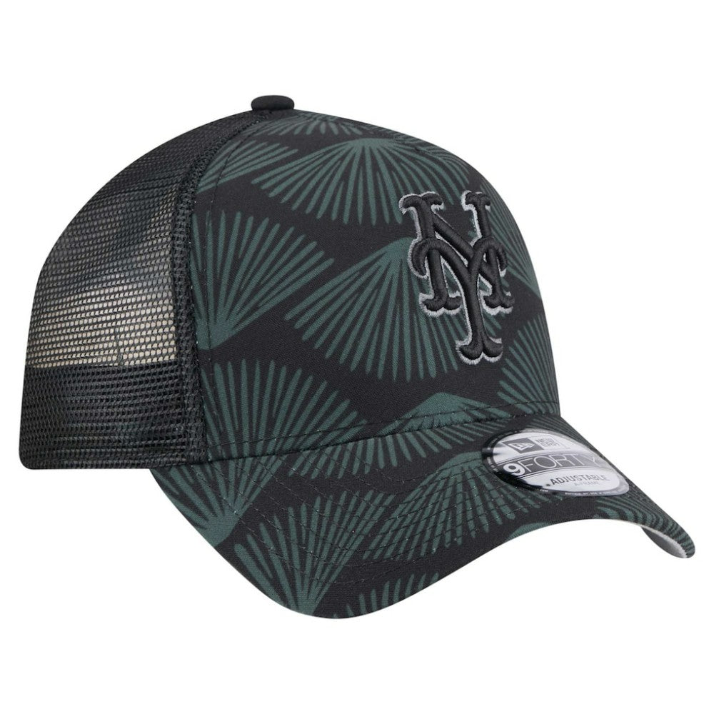 New York Mets New Era 9FORTY A-Frame Trucker Adjustable Hat | MLB New
