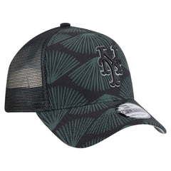 New York Mets New Era 9FORTY A-Frame Trucker Adjustable Hat | MLB New