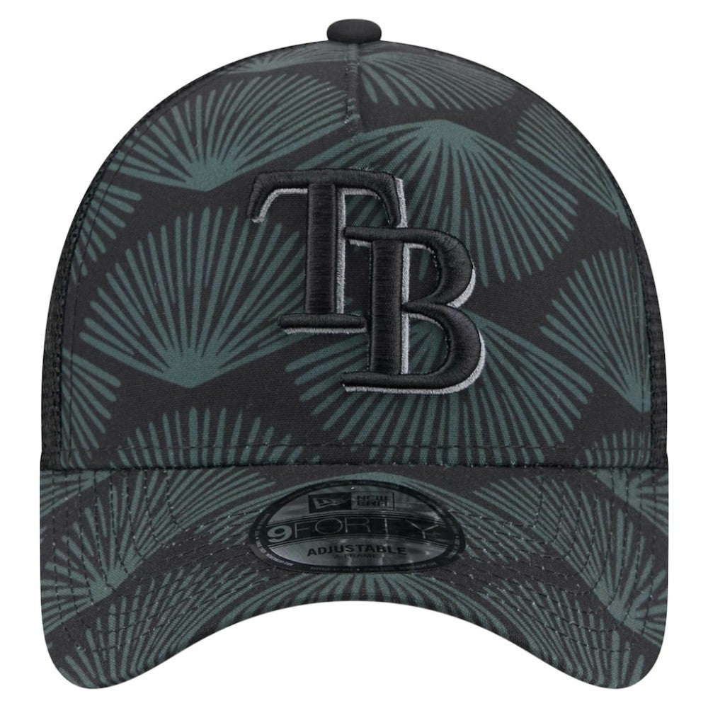 Tampa Bay Rays New Era 9FORTY A-Frame Trucker Adjustable Hat | MLB Outlet